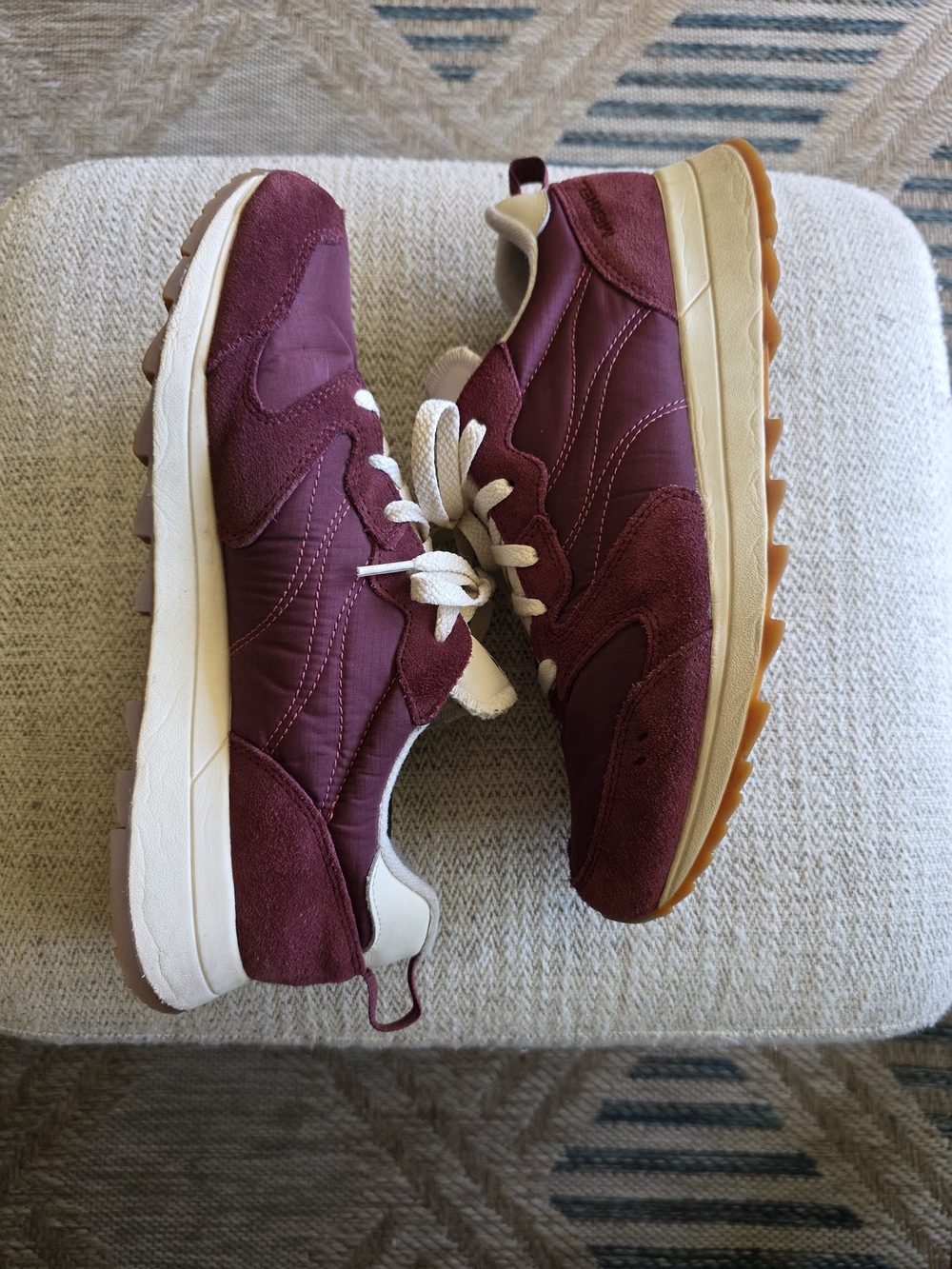 Merrell Alpine Men's Maroon and Cream Casual Sneakers